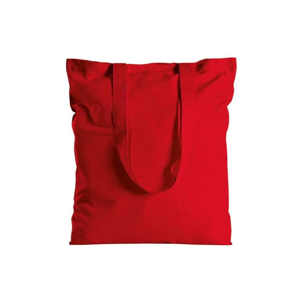 10 Shopper in cotone 38x42 ca blu, gialla o rossa