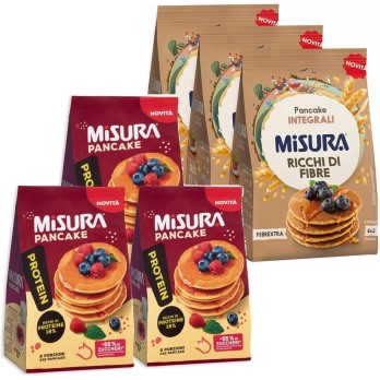 3 X Misura Pancake Integrali 200 grammi + 3 X Misura Protein Pancake