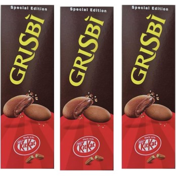 Kit Kat Grisbi Special Edition, Confezione da 3, 112g