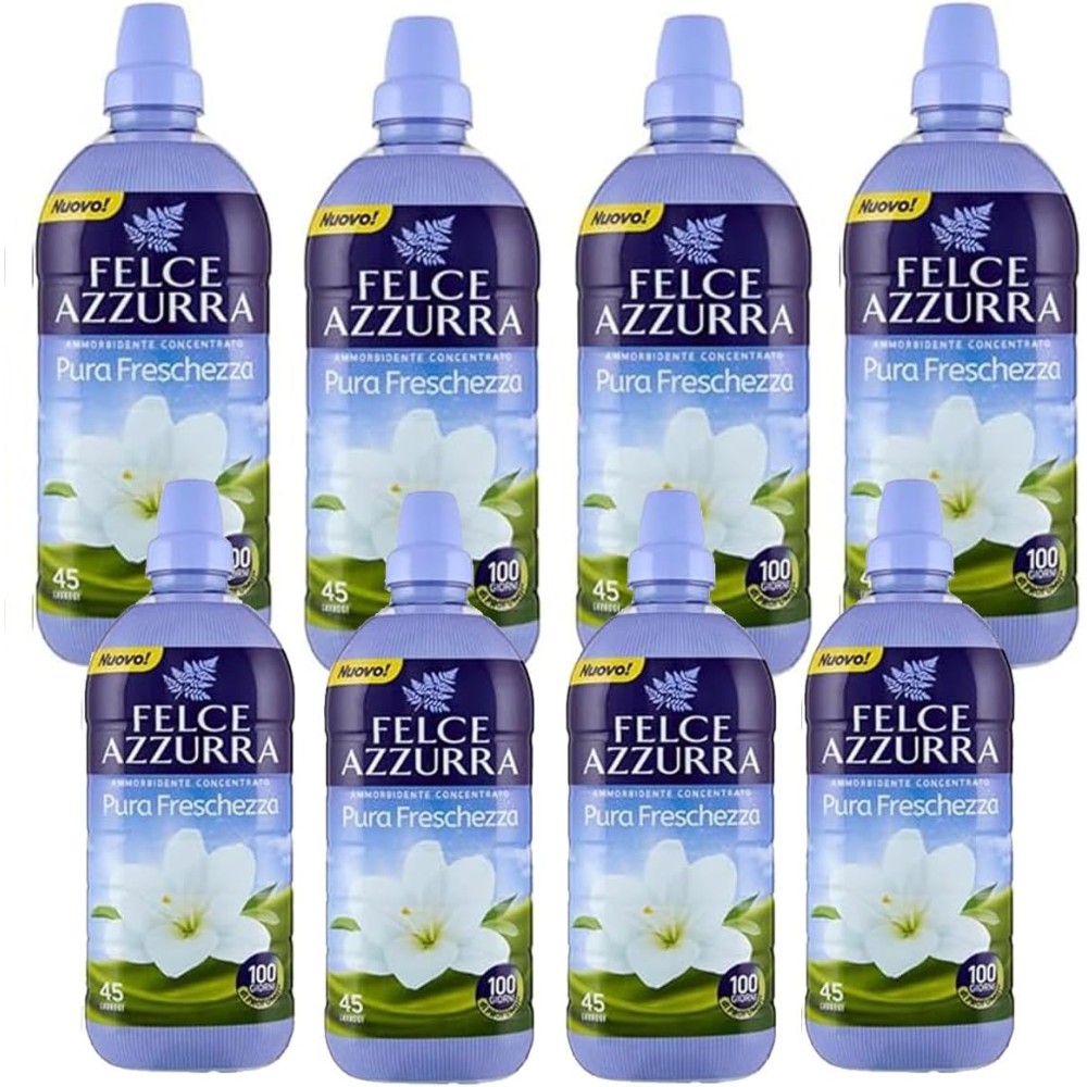 8 X Ammorbidente Concentrato Pura Freschezza – 45 lavaggi 900 ml