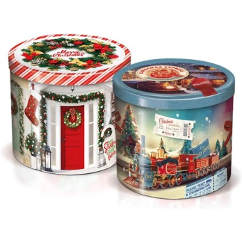 Balocco Pandoro Classico Soffice in Confezione Natalizia di Latta Decorata (Edizione 2023) 750g