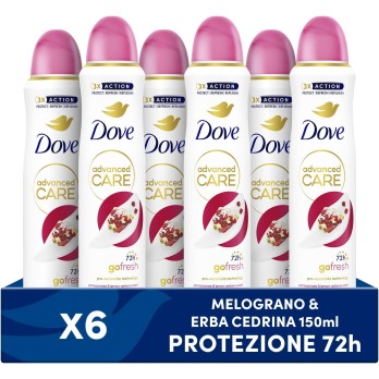 Dove Deodorante Spray Advanced Care Go Fresh Melograno