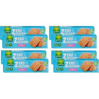 16 Gullon Fibra Zero Zuccheri Biscotti con Fibra Senza Olio di Palma 170g