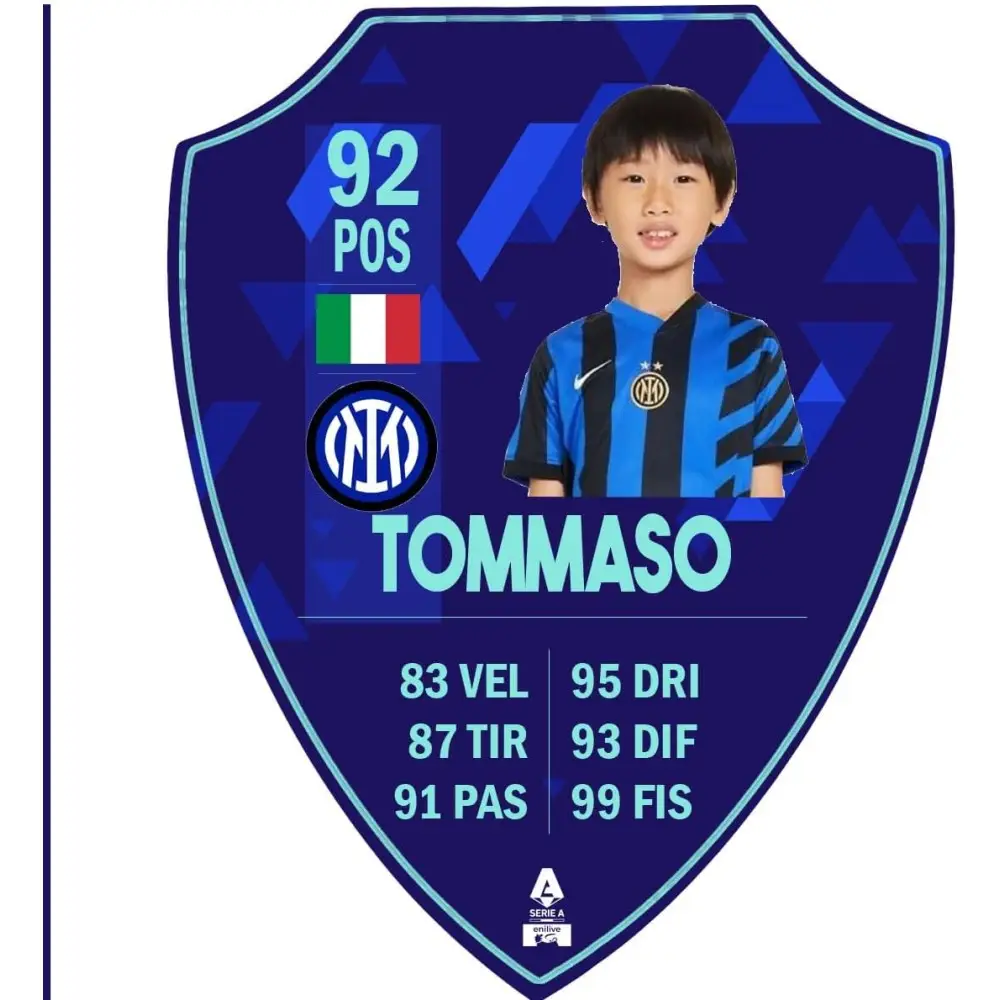 Carta FUT TOTS personalizzata Inter FIFA scudetto