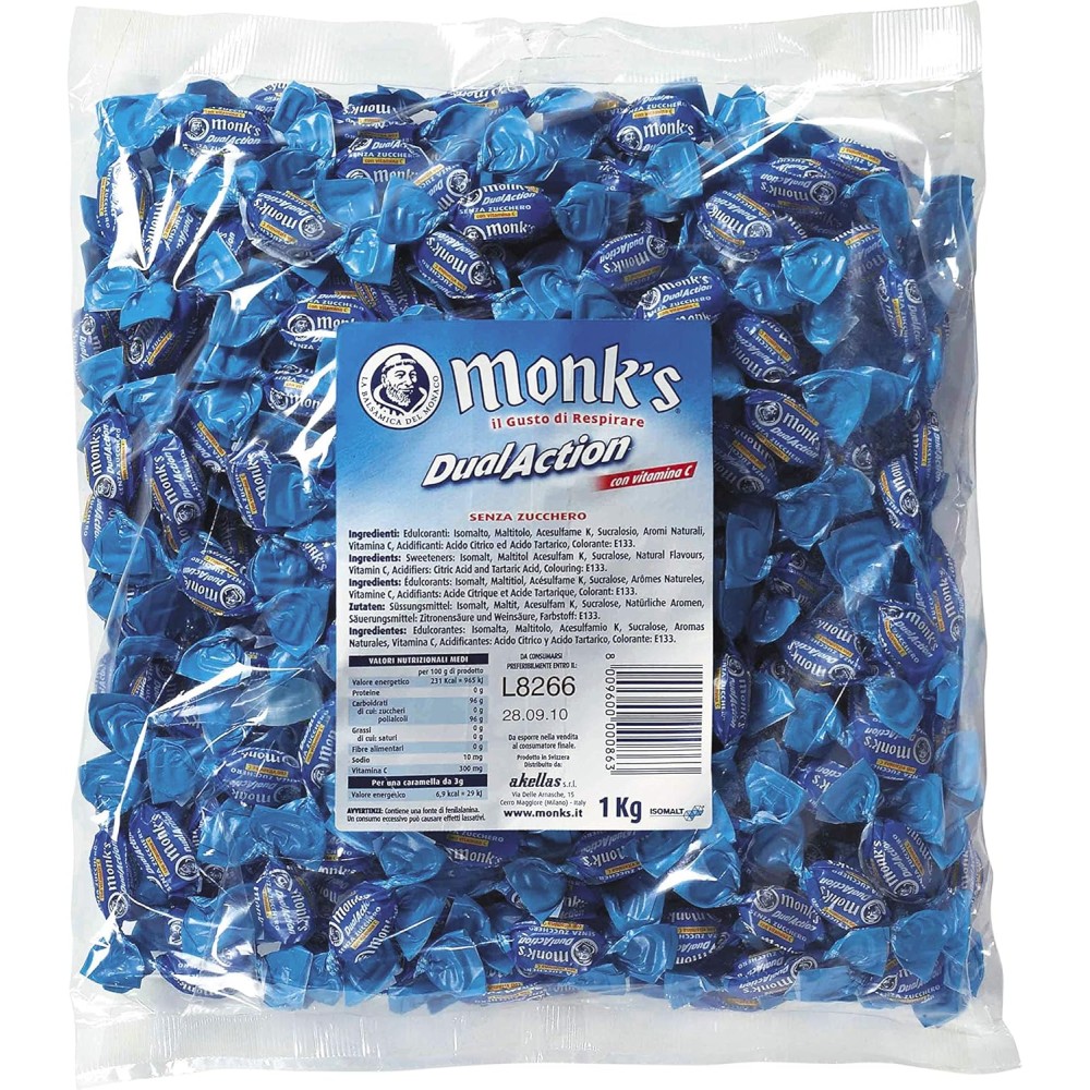 Monk's Dual Action Light Kg 1 - Caramelle Balsamiche