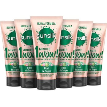 Sunsilk, Trattamento Intensivo 1 Minute Wow, Maschera Capelli Ricci