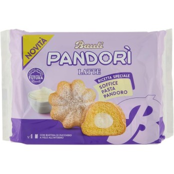 4 X BauIi Pandorì Mini Pandorino al Miele con Zucchero a Velo 150g