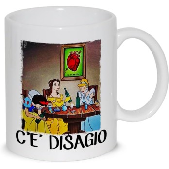 Tazza Principesse Disney c'è disagio personalizzabile