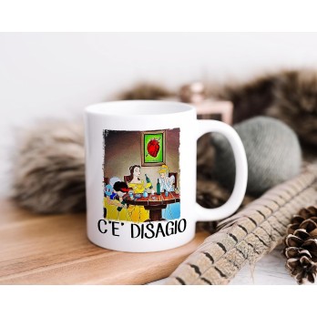 Tazza Principesse Disney c'è disagio personalizzabile
