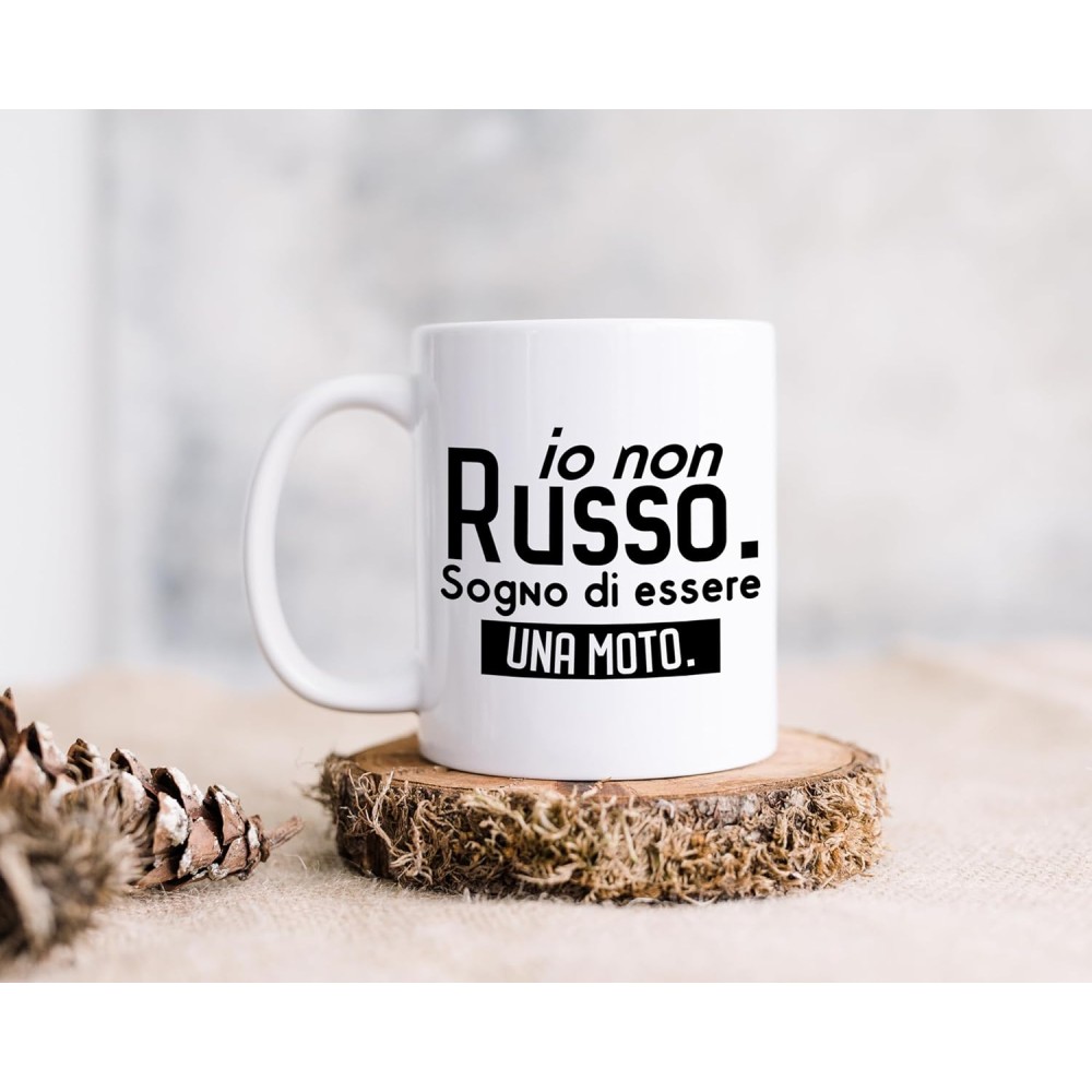 Tazza "Io non Russo" personalizzabile