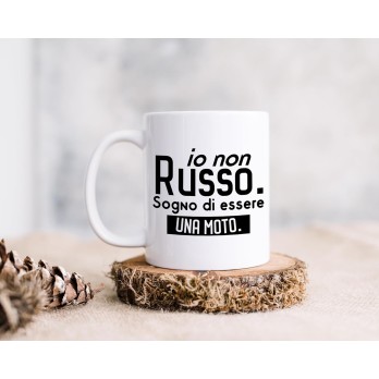 Tazza "Io non Russo" personalizzabile