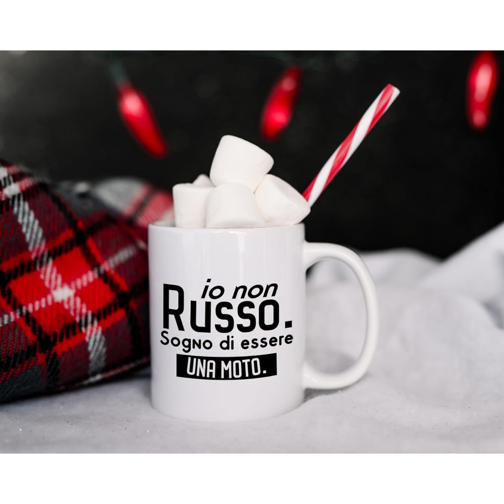 Tazza "Io non Russo" personalizzabile