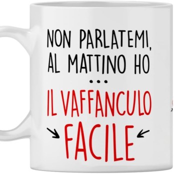 Tazza " Vaff... facile" personalizzabile