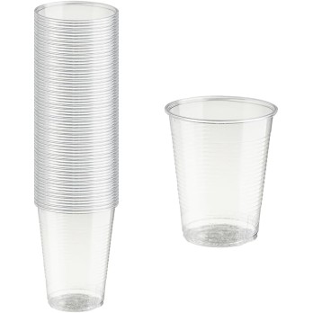 500 Bicchieri trasparenti in Plastica per Acqua 166 CC