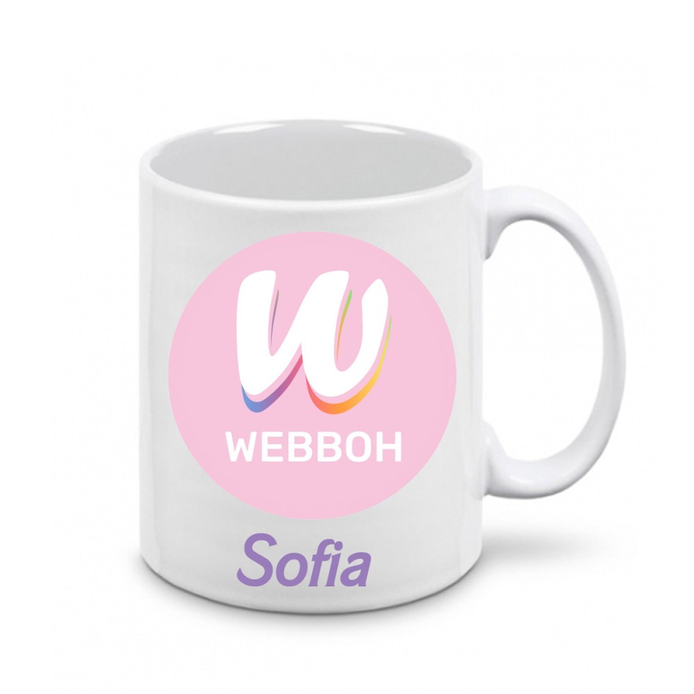 Tazza Webboh personalizzabile