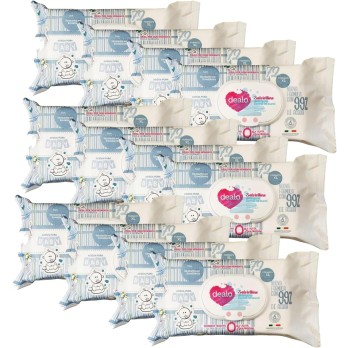 12 X Dea-lo Salviettine Baby Acqua x 72 Pz Salviette igienizzanti