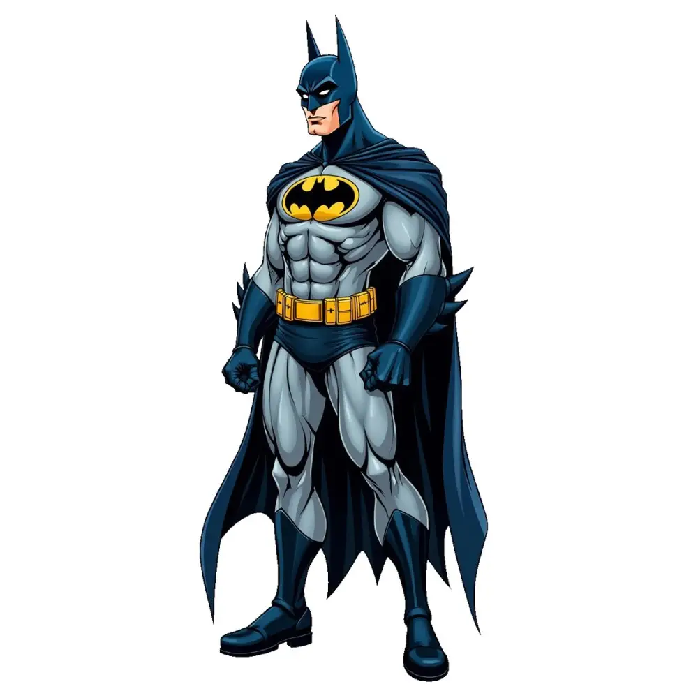 Sagoma decorativa in legno Batman - 50 cm
