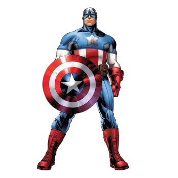 Sagoma in polistirolo Capitan America 60 cm
