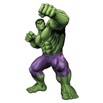 Sagoma in MDF Hulk - 85 cm con supporto