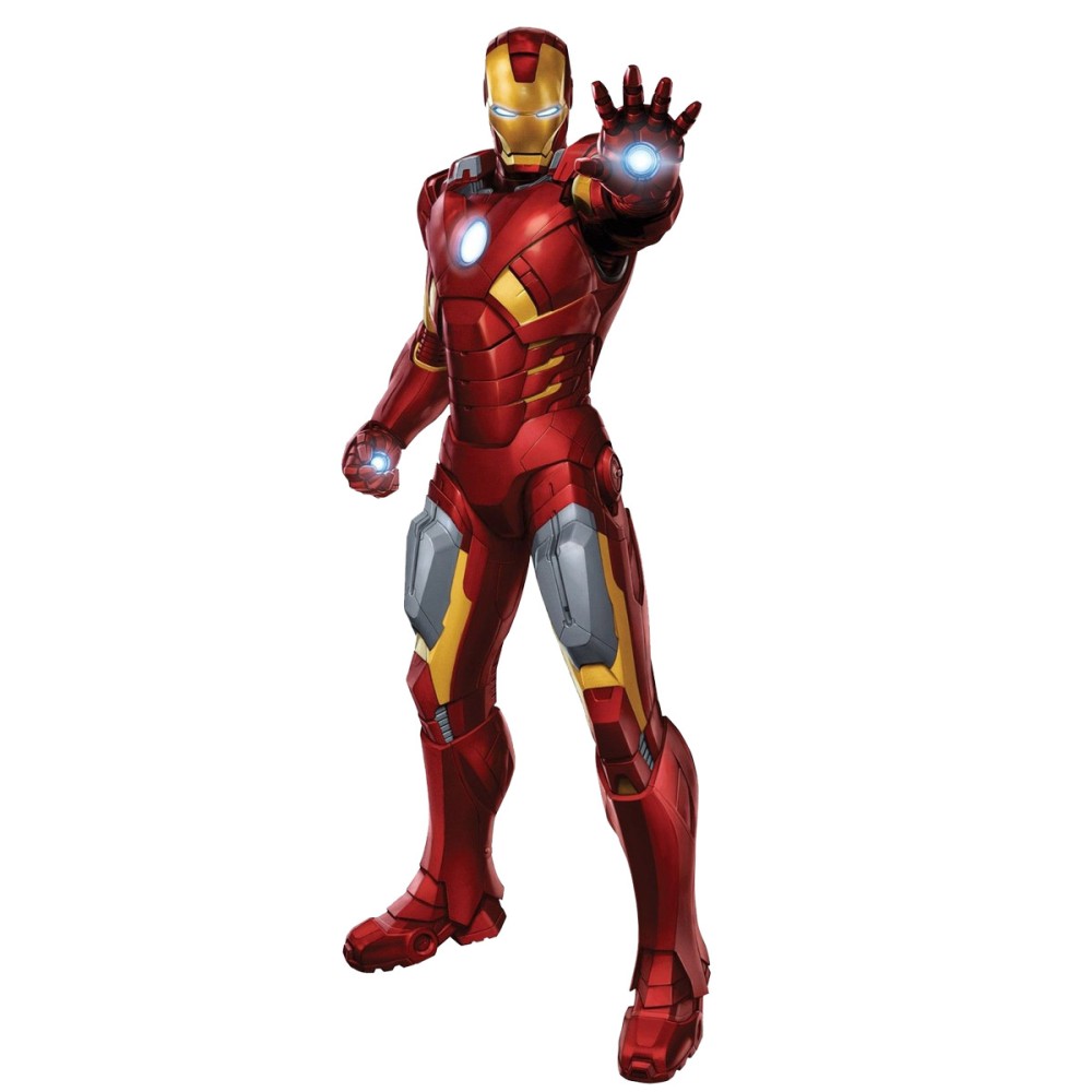 Sagoma decorativa in legno Iron Man - 85 cm