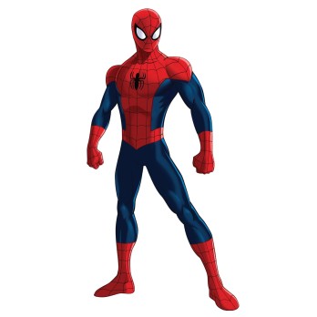 Sagoma in MDF Spiderman - 85 cm con supporto