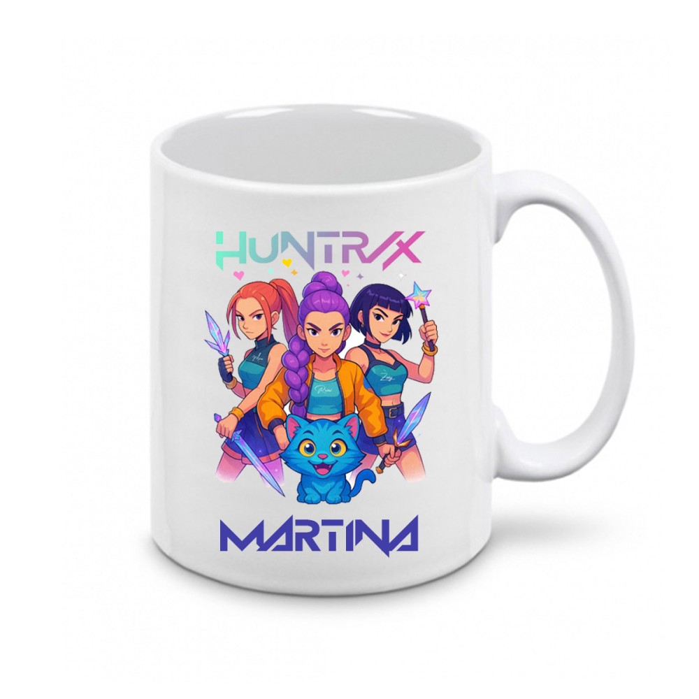 Tazza KPop Demon Hunters personalizzabile