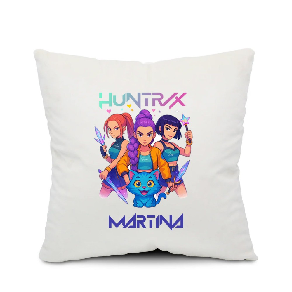 Cuscino K-Pop Demon Hunters personalizzabile - 1 pz