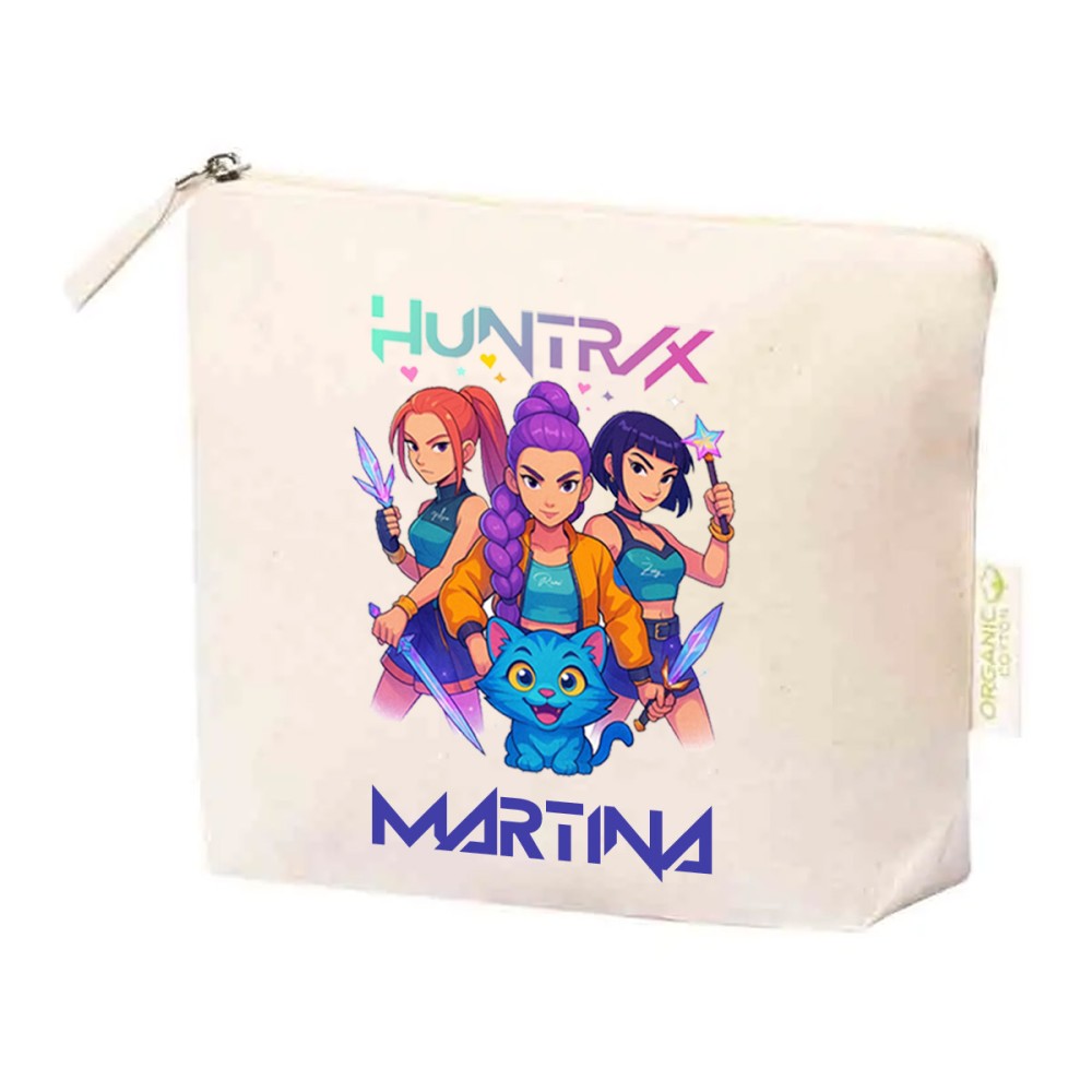 Pochette Trousse K-Pop Demon Hunters personalizzata
