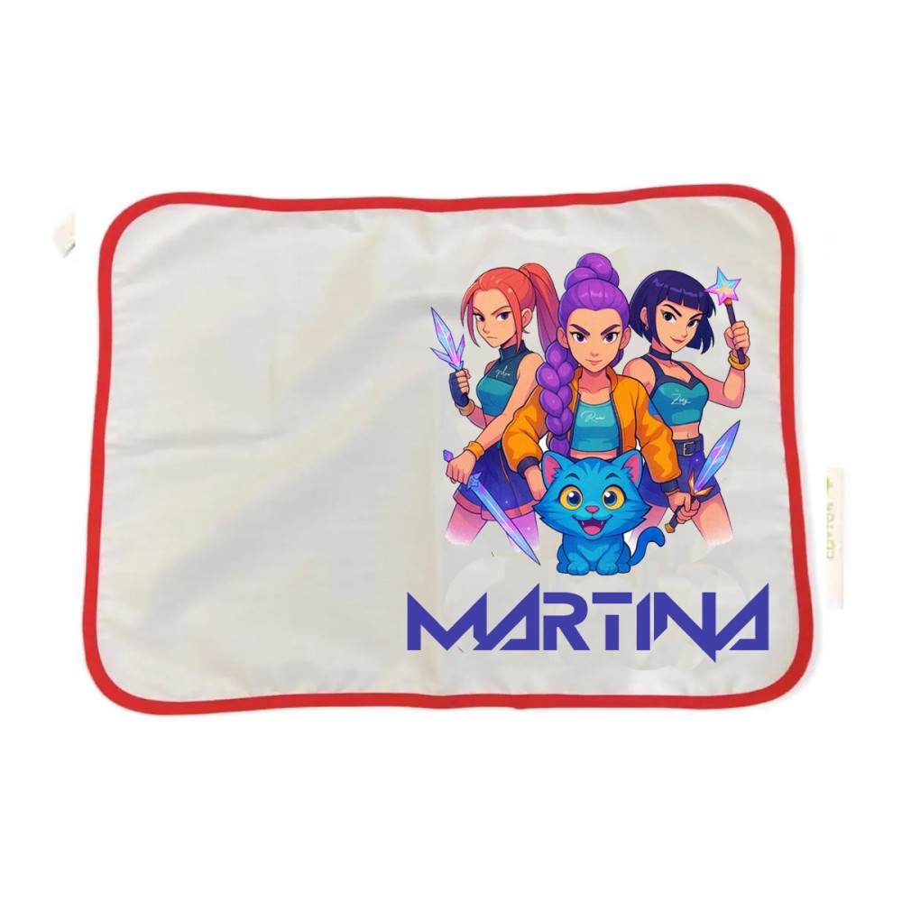 Tovaglietta Americana K-Pop Demon Hunters personalizzabile