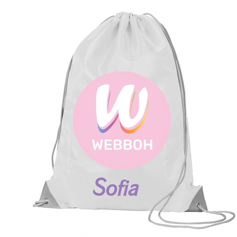 Sacca Zaino in nylon Webboh - 5 pz