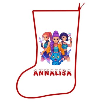 Calza della befana K-Pop Demon Hunters Personalizzabile