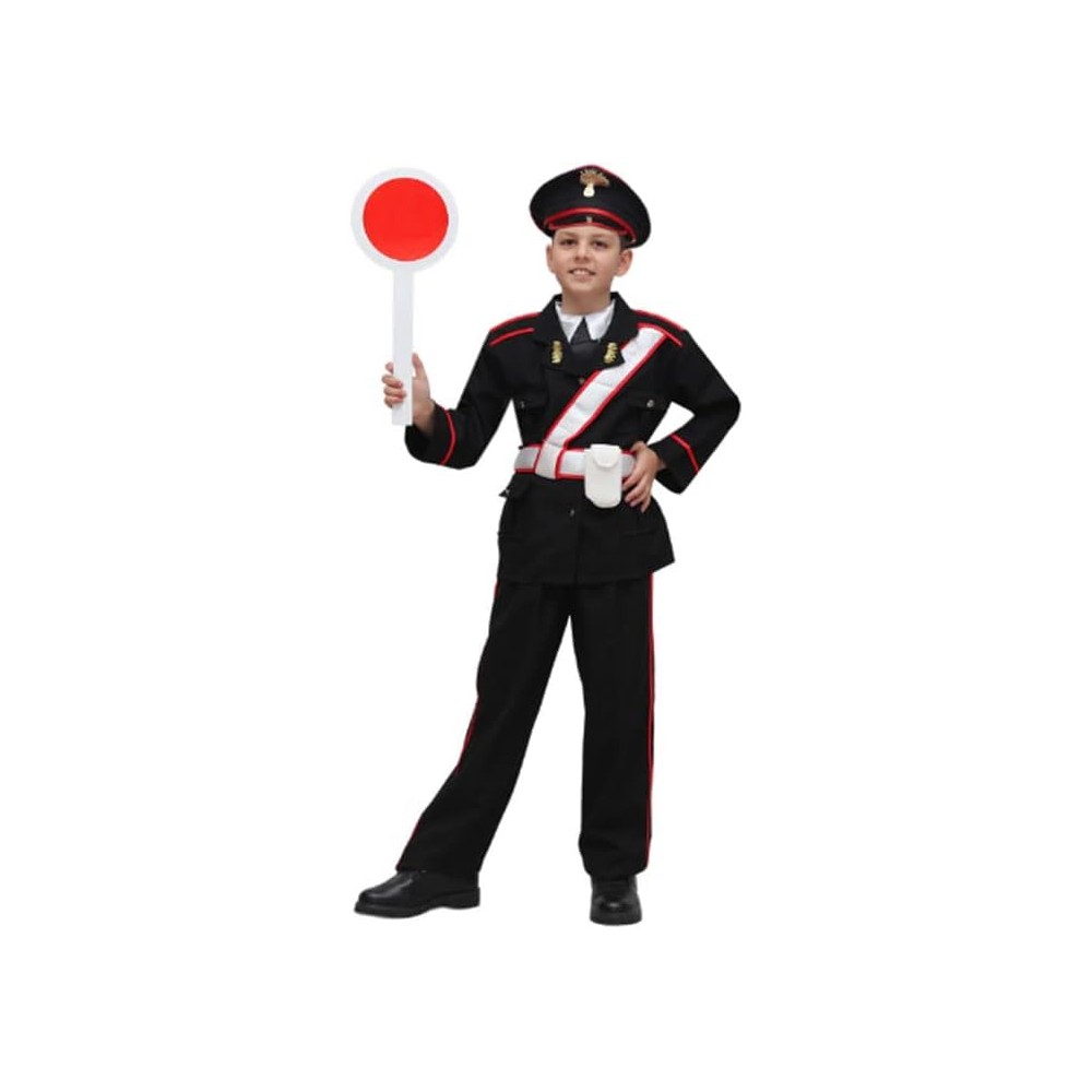 Costume Agente Vestito di Carnevale taglia L