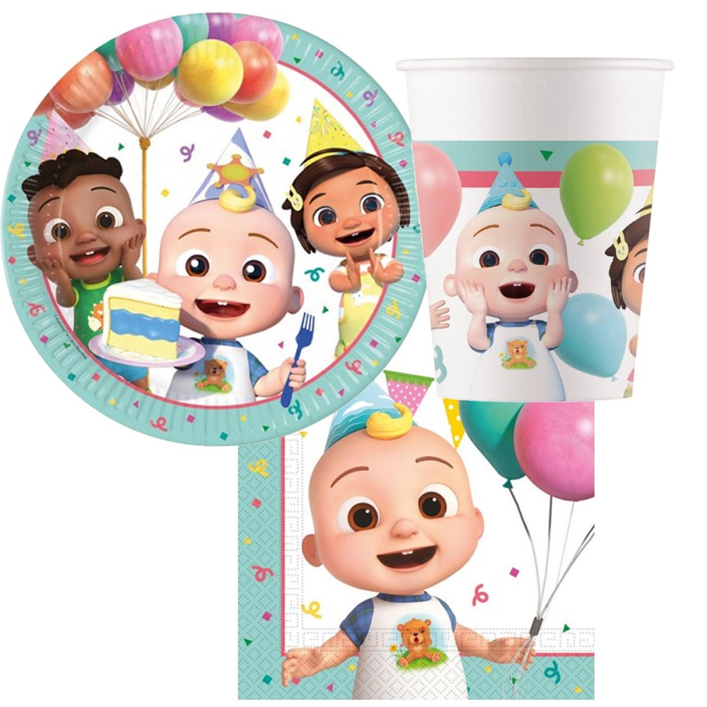 Kit Cocomelon 8 Persone