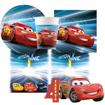 Kit Tavola Cars 3 con sagoma polistirolo personalizzabile