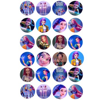 Mini cialde KPop Demon Hunters - 24 PZ