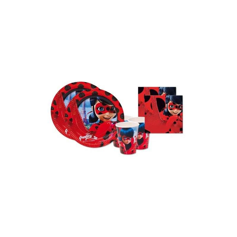 KIT N.29 LADYBUG – SET TAVOLA PER FESTE