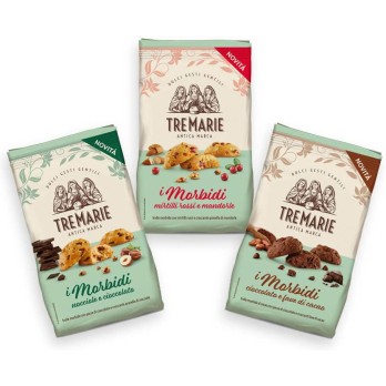 Tre Marie Mix Antica Marca i Morbidi Frollini con Cioccolato, Mirtilli Rossi e Nocciole 300g