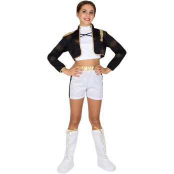 Costume Cacciatrici Di Demoni, Pop Star, cantante pop Di Carnevale (CACCIATRICE-B, XL 5/6 ANNI)