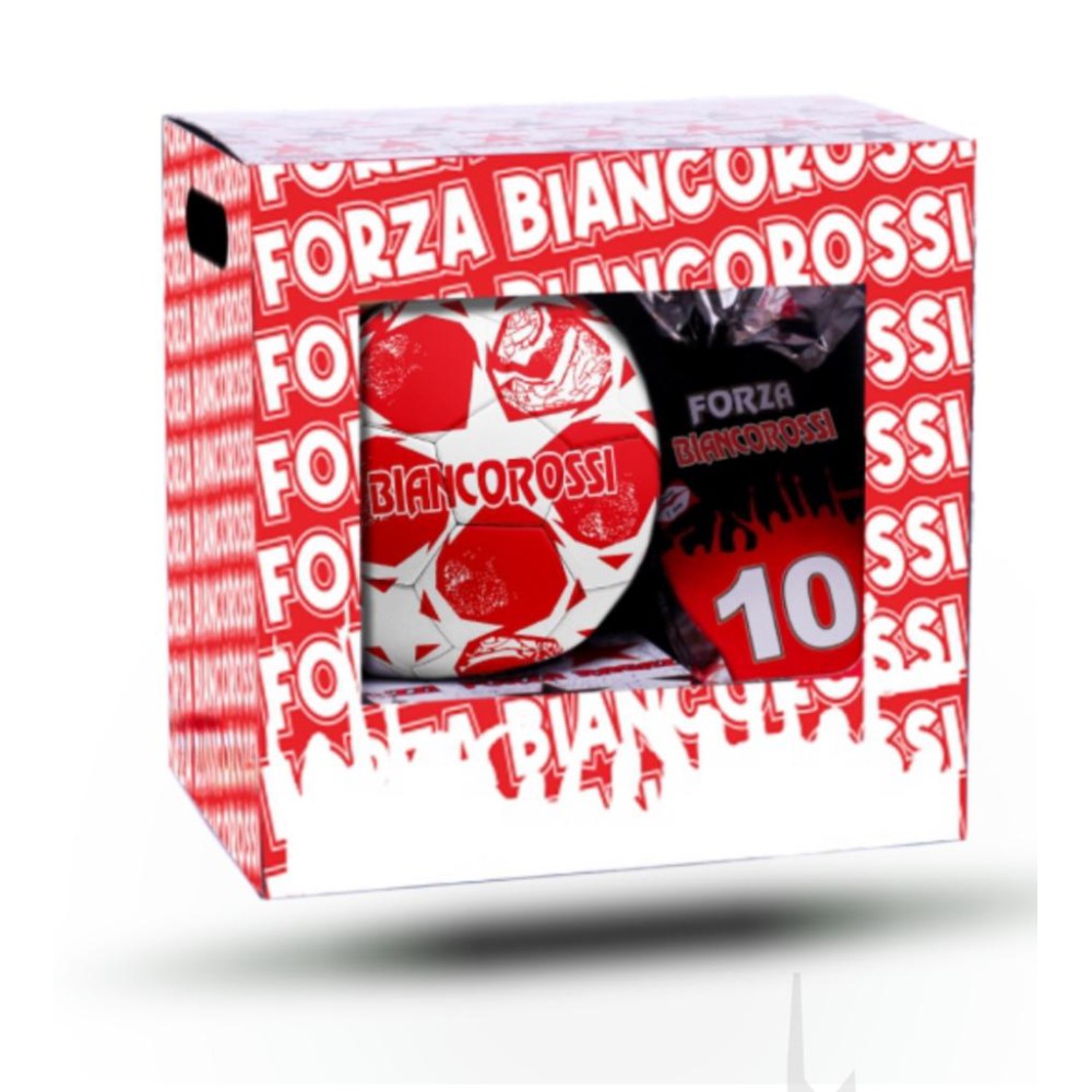 Uovo di Pasqua Forza Biancorossi Bari con Pallone n.5