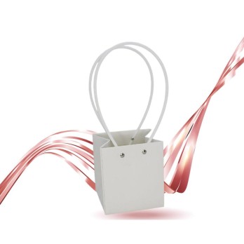 Busta carta con manico bianca 10938 36x12 cm