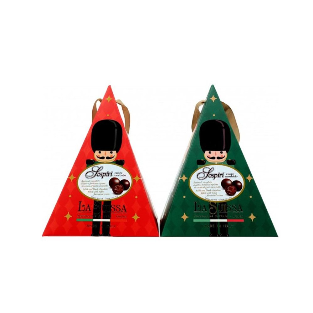 La Suissa Chocolate Sospiri Scatola Regalo Piramide 200 g