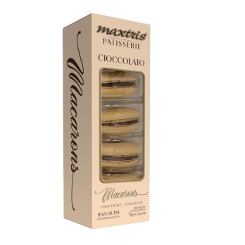 Macarons Maxtris cacao cioccoalto  Blister da 5 pz - CTMACCACT5