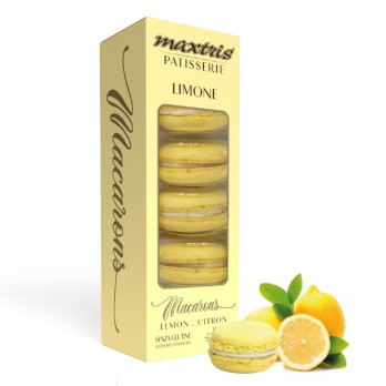 Macarons Maxtris Limone giallo  Blister da 5 pz - CTMACLIMG5