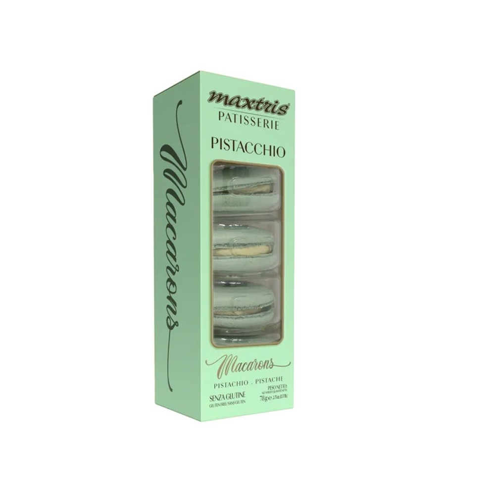Macarons Maxtris Pistacchio verde Blister da 5 pz - CTMACPISV5
