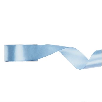 Nastro Doppio Raso azzurro nebbia 2,5 cm x 25 TS25-093J