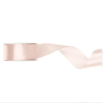 Nastro Doppio Raso bianco sporco 2,5 cm x 25 TS25-008Z