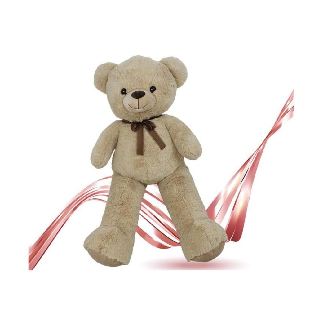 Orso peluche gigante 120 cm con fiocco 973396