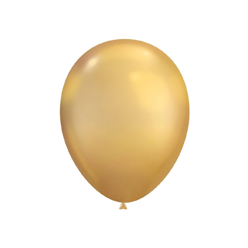 Palloncini Deco Line Cromato 12 30 cm Oro Chiaro 18kt 50 pz DLC12 Oro18kt