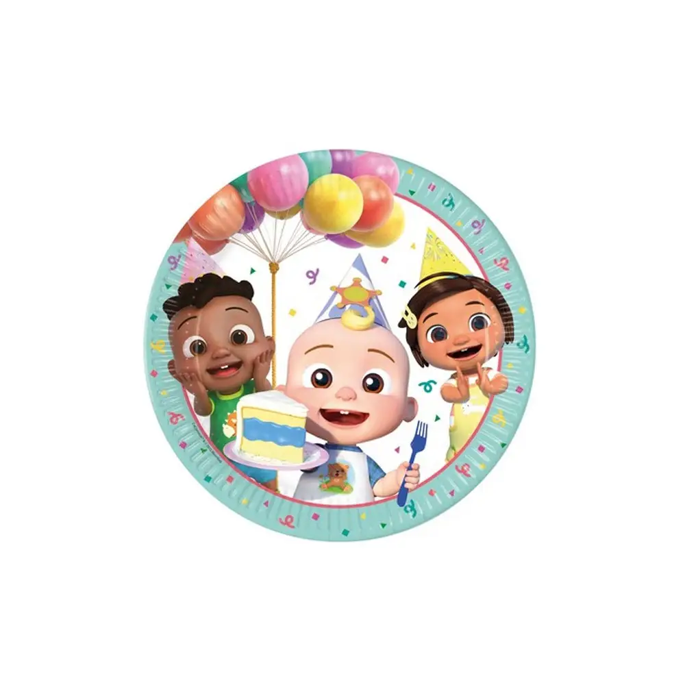 Piatti Cocomelon Birthday 8 pz 97877