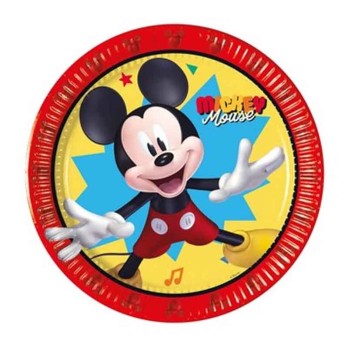 Piatti dessert  Topolino Mickey Jump Into Fun CM 20 8 PZ 97224